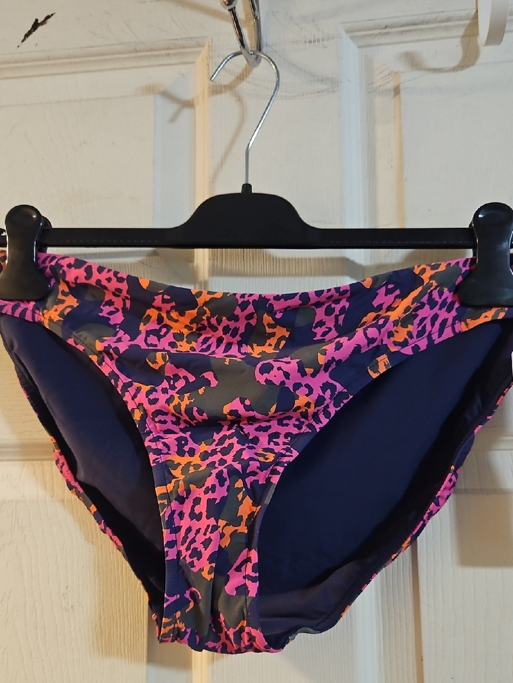 KRIMSON KLOVER HAYDEN BIKINI BOTTOM: WILD LEOPARD: PINK/PURPLE: NWT: XL